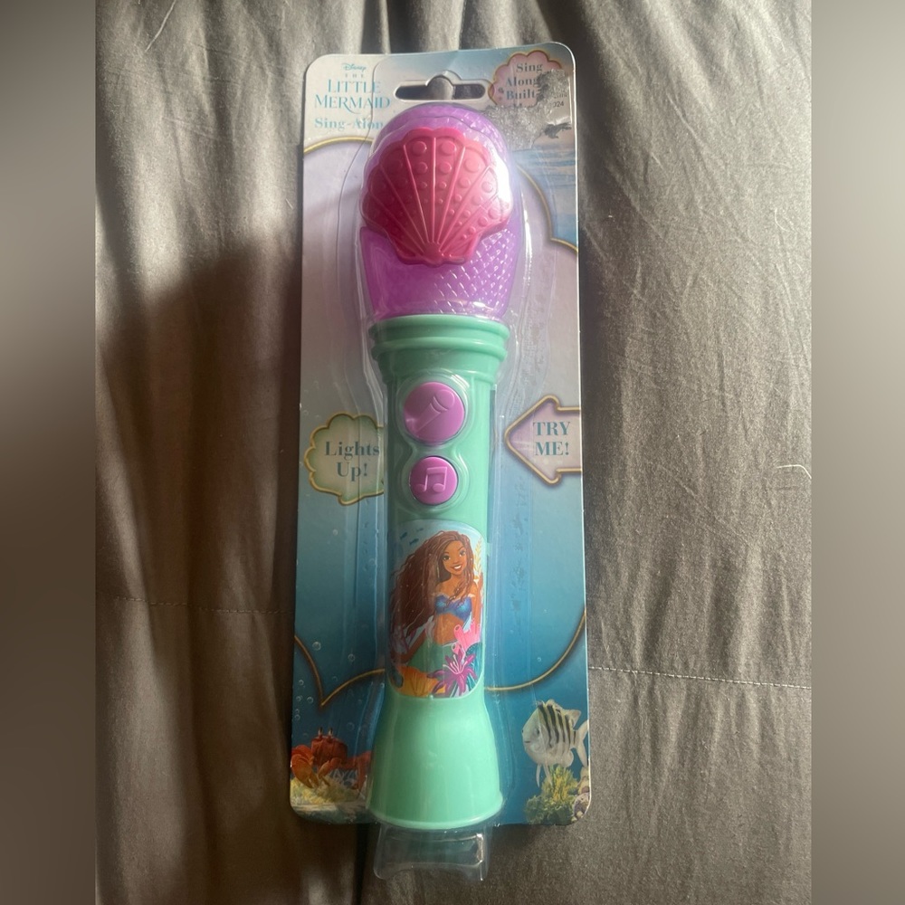Disney Little Mermaid Live Action Movie Sing-Along Microphone NEW 2023